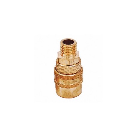 COPLE DE BRONCE DE CONEXION RAPIDA 1/4" NPT MOD. 108124